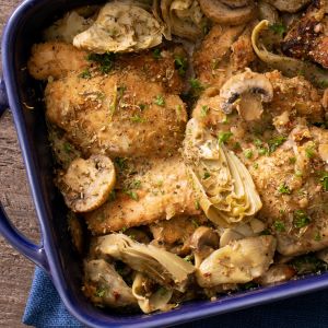 Atkins Baked Chicken with Artichokes